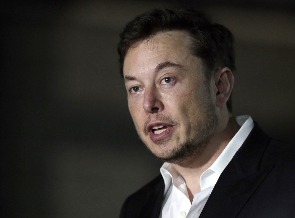 The Securities and Exchange Commission sought an order following a Feb. 19 tweet from Tesla CEO Elon Musk about auto production numbers that was not approved by a Tesla lawyer. Under a settlement from October related to a previous tweet, Musk's tweets must be OK'd by the lawyer if there is potential for the message to influence the company's stock price. 
 (AP Photo/Kiichiro Sato, File)