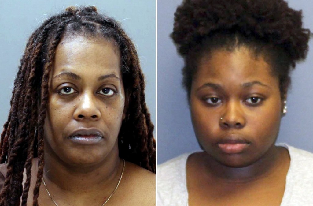 Shana Decree, left, and her teenage daughter Dominique Decree face homicide charges in the deaths of five relatives, including three children, in an apartment complex in suburban Philadelphia.