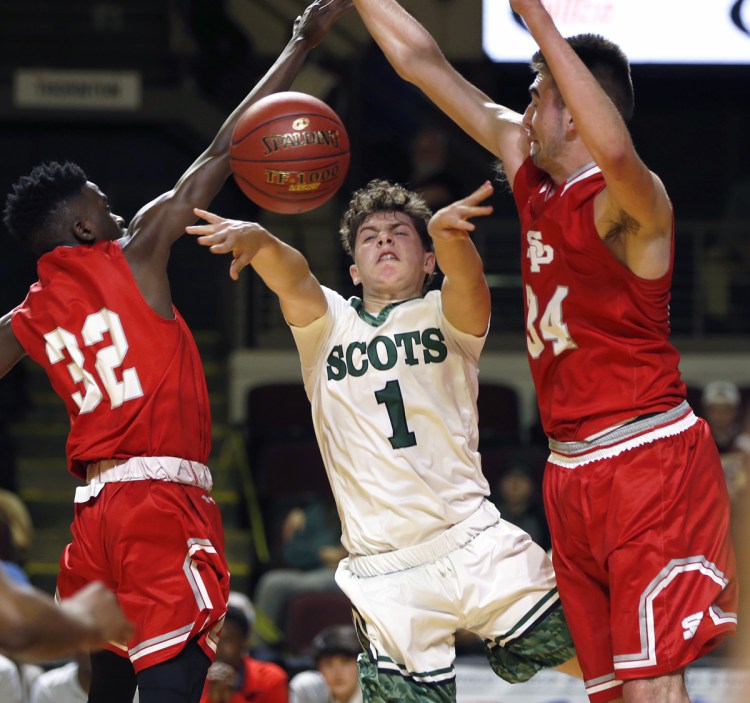 Bonny Eagle's Zach Maturo averaged 17.3 points per game during the regular season, but in three playoff games has increased that 20. At 5-foot-10, Maturo uses his one-handed flicks and floaters over taller defenders with success.
