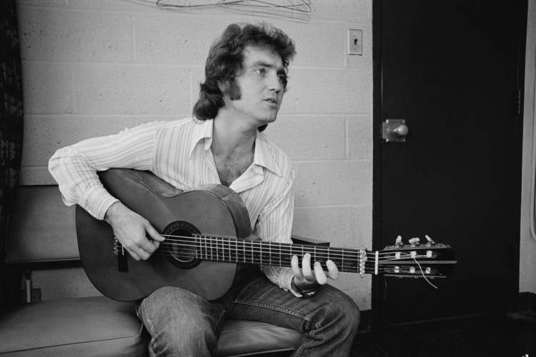 Filmmaker Ken Burns and his team incorporated hours of archival film footage and 3,200 photograph into the eight-part miniseries, including this 1973 shot of Larry Gatlin waiting to appear on Johnny Cash's television show at the NBC studios.
