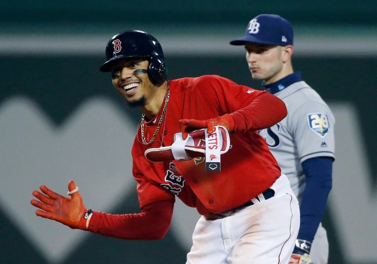 Mookie Betts is in line for a big contract if he becomes a free agent after the 2020 season. It will be up to the Red Sox to do something bold and dramatic.