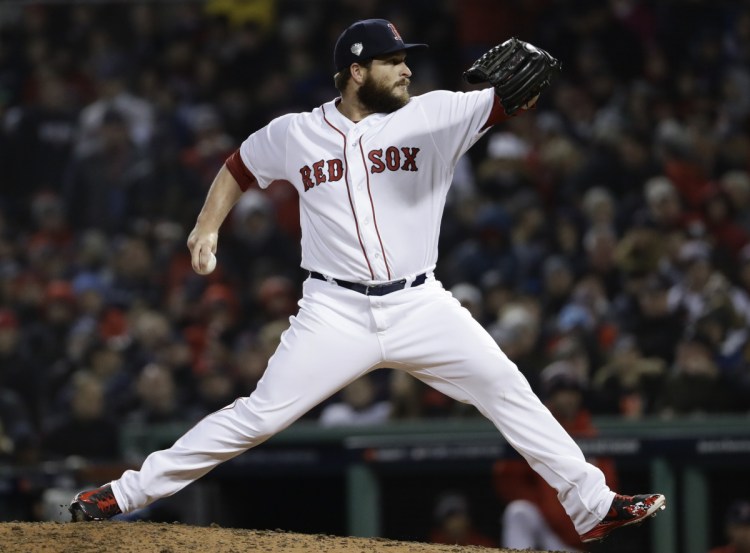Ryan Brasier started last spring hoping to make any team in Boston's system. He wound up with the Red Sox in July and emerged as a force in the bullpen and helping the team win the World Series.
