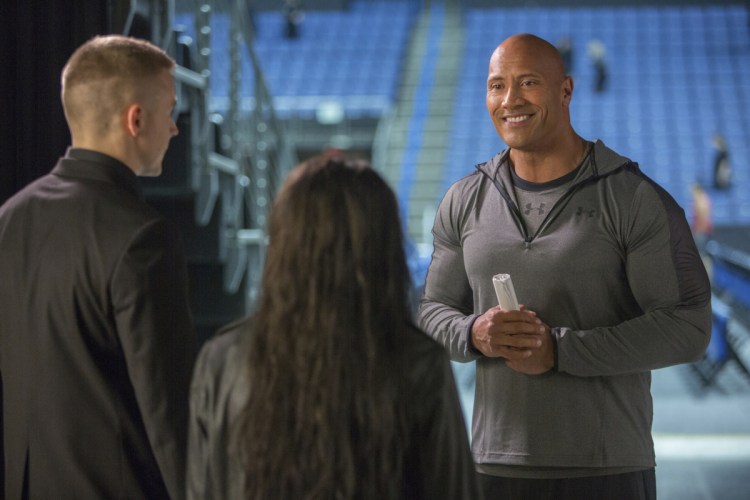 Dwayne Johnson in a scene from "Fighting with My Family."