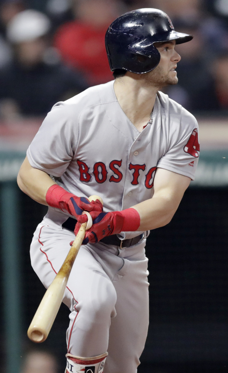 Andrew Benintendi won't be a traditional leadoff hitter. Although he can steal bases, the Sox are looking for him to drive the ball and get on base.