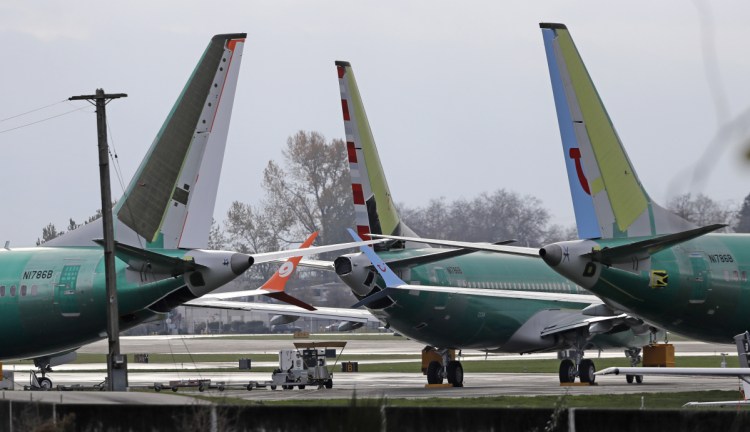 Boeing 737 Max 8 planes are parked near Boeing Co.'s 737 assembly facility in Renton, Wash., last November. Sunday's crash in Ethiopia could renew safety questions about the newest version of Boeing's popular 737 airliner.