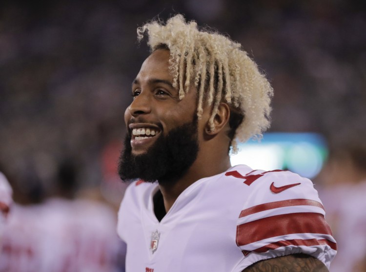 According to reports, wide receiver Odell Beckham Jr. was traded to the Cleveland Browns for two draft picks and safety Jabrill Peppers.