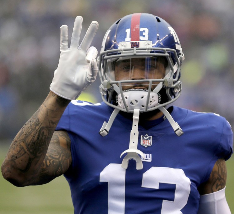 Wide receiver Odell Beckham Jr. will no longer wear the blue of the New York Giants after getting traded to the Cleveland Browns, a key acquisition for a team that is on the rise after going 0-16 two seasons ago.
