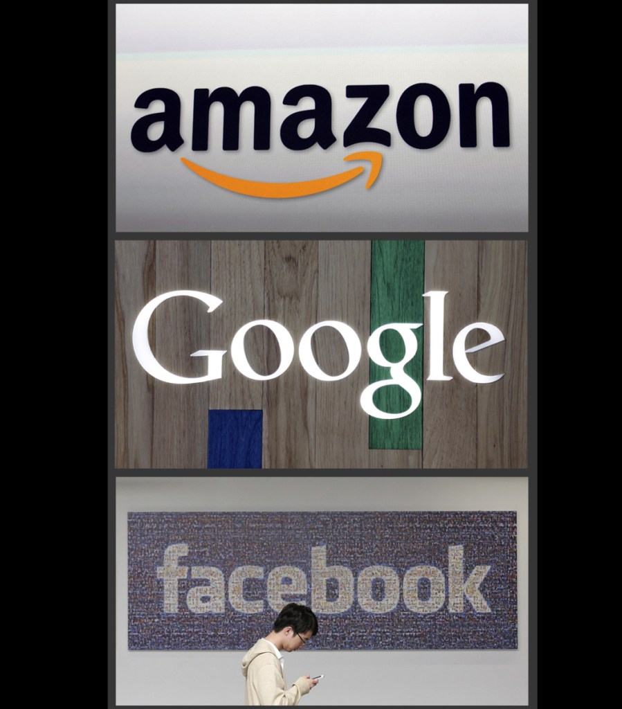 A review published Wednesday says global tech giants like Google, Amazon and Facebook don't face enough competition and rules need beefing up.