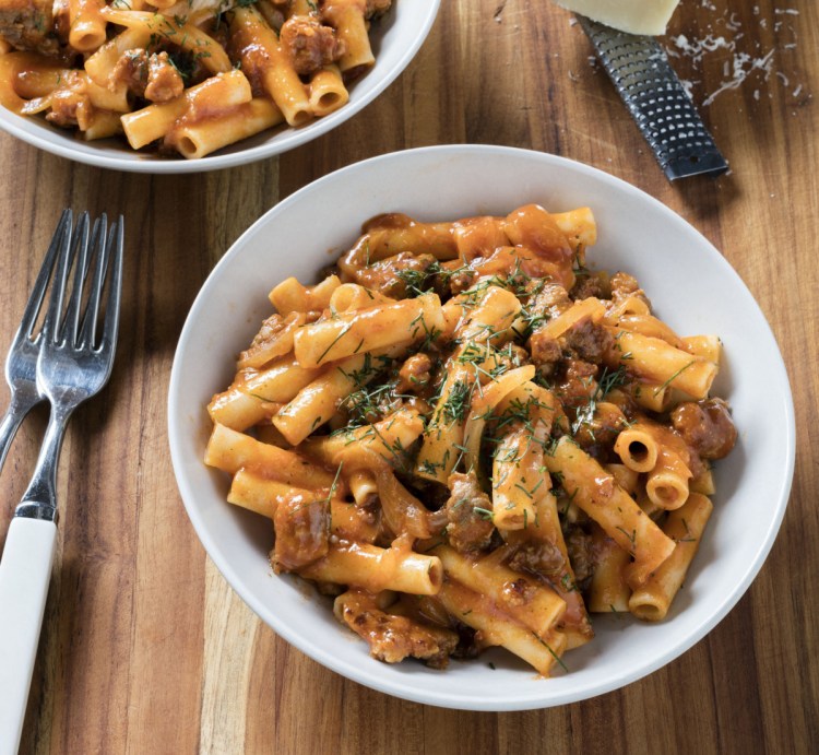 Ziti with Fennel and Italian Sausage
