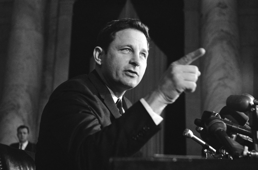 In 1968, Sen. Birch Bayh, D-Ind., was chairman of the Senate constitutional amendments subcommittee, championing federal law banning discrimination against women in college admissions and sports.