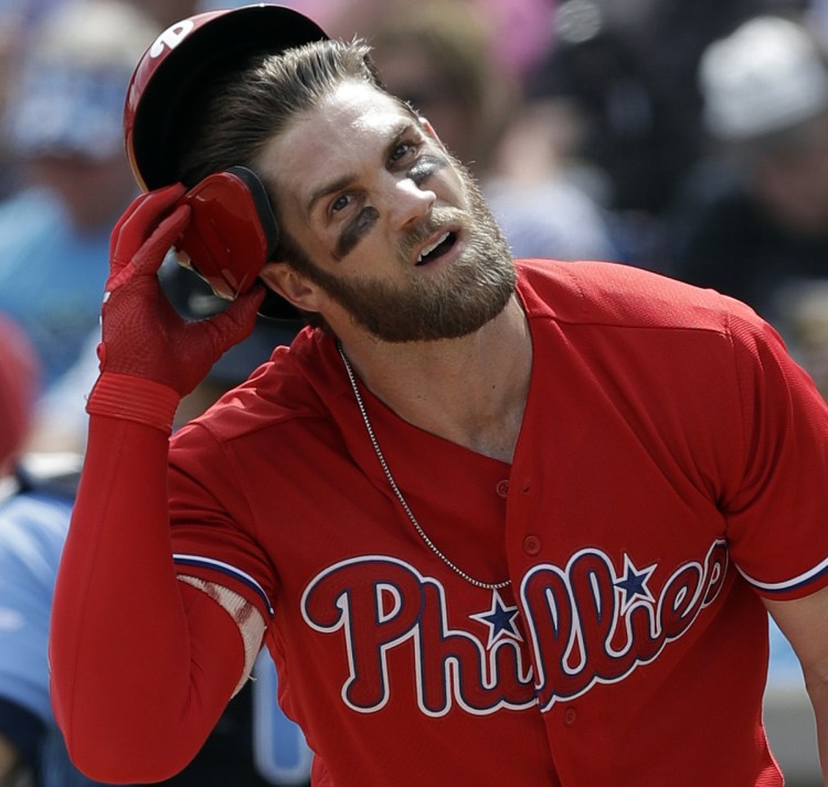 Bryce Harper sat out Saturday's exhibition game against the Astros but plans to return to the Phillies' lineup soon.