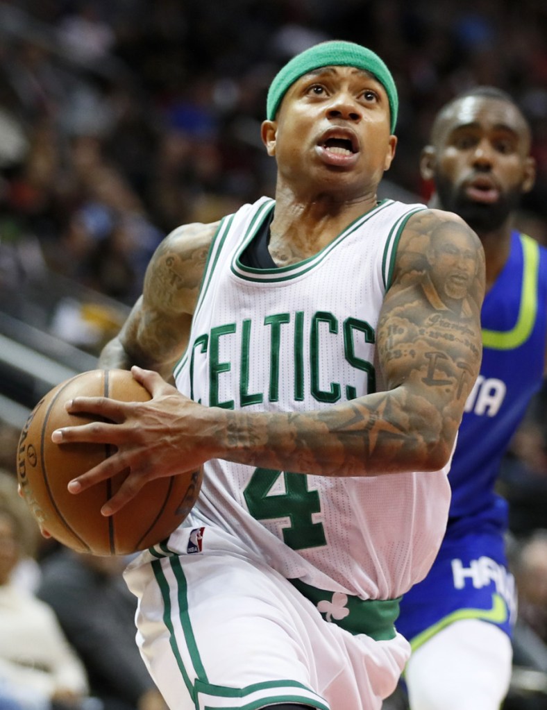Isaiah Thomas was a victim of the business of sports, traded away from the Boston Celtics when a younger, healthier Kyrie Irving became available.