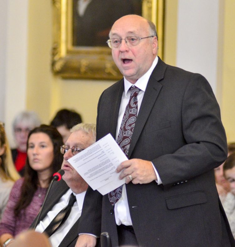 Senate Republican Leader Sen. Dana Dow, R-Waldoboro, disagrees with statements made by Republican Vice Chair Nick Isgro about vaccinations and immigration.