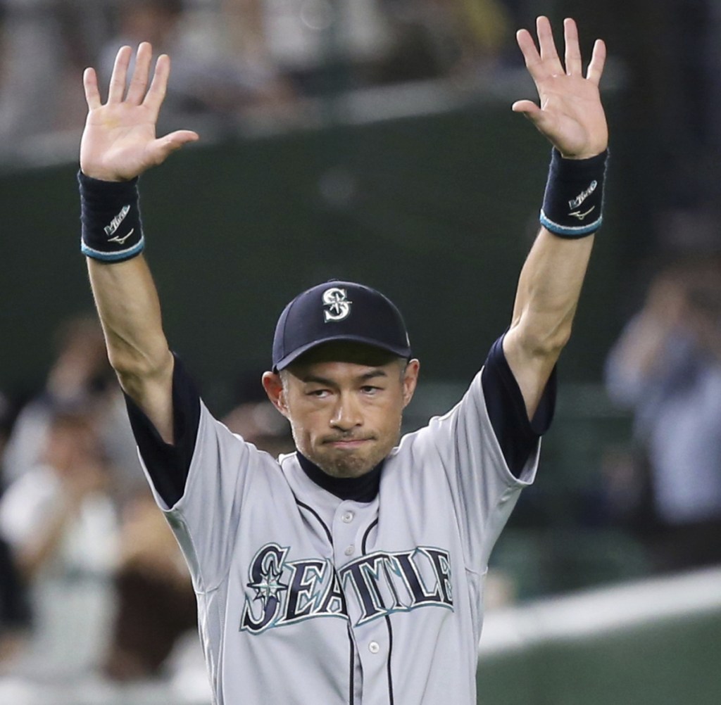 Seattle right fielder Ichiro Suzuki, 45, played in his final game on Thursday in Tokyo, getting a hero's sendoff from the home crowd.