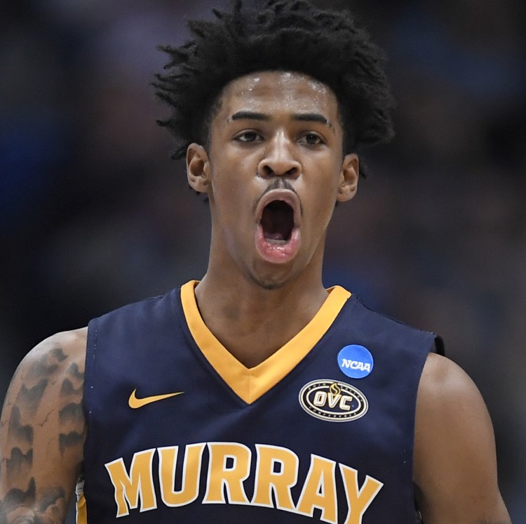 Murray State's Ja Morant came as advertised Thursday, posting the 17th triple-double in NCAA tournament history in a first-round upset of Marquette.