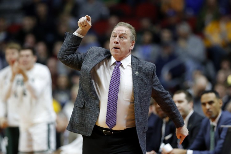Michigan State Coach Tom Izzo came under fire his interaction with freshman Aaron Henry during the Spartans first-round game on Thursday.