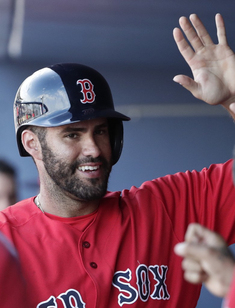 Red Sox DH J.D. Martinez can opt out of his contract after the 2019, 2020 and 2021 seasons.