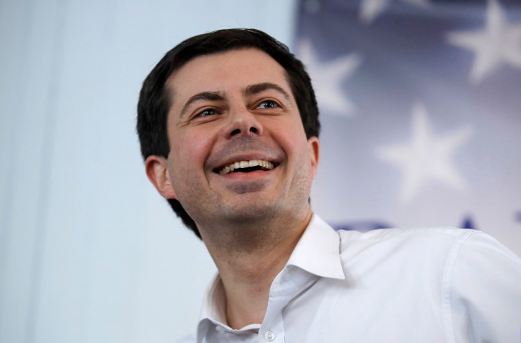 Mayor Pete Buttigieg of South Bend, Indiana, during a New Hampshire campaign stop in February.