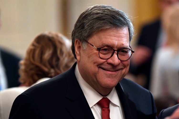 Attorney General William Barr attends a prison reform summit at the White House on Monday. Some special counsel investigators are reported to feel that Barr did not adequately portray their findings.
