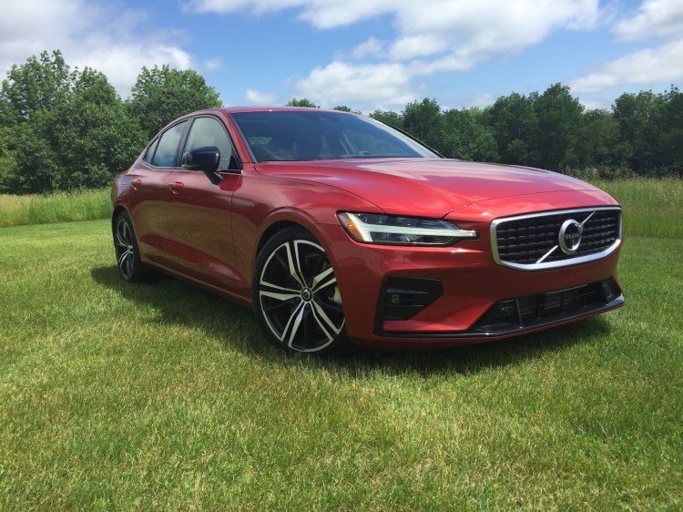 The Volvo S60 T6 R-design goes for $35,800 base, $55,490 as shown. Photo by Tim Plouff. Location: Otisfield.