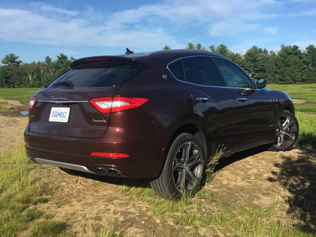 Pricing on the Levante starts at $75,980. The GranLusso starts at $91,980 but extras on the vehicle tested brought the sticker to $103,285. Photo by Tim Plouff. Location: Cumberland. 