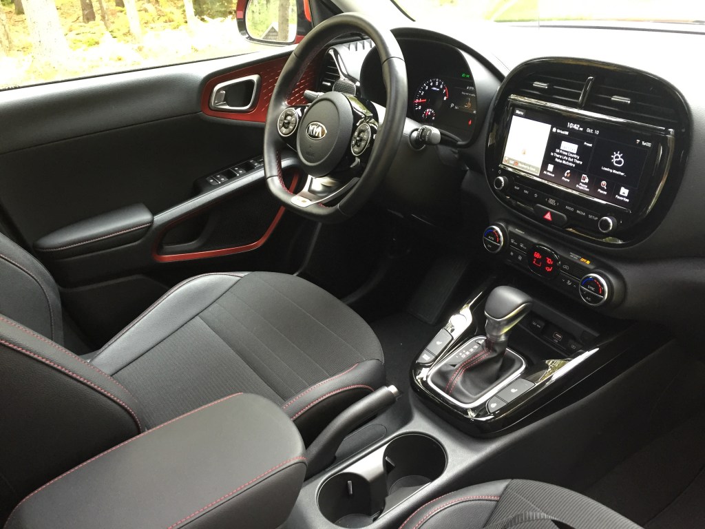 Interior material choices and presentation felt more premium than other compact cars to our reviewer.