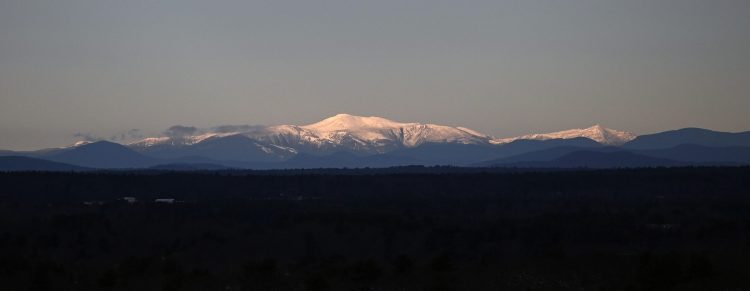  Mt. Washington as seen from Maine Medical Center's helipad Wednesday, Dec. 11. 