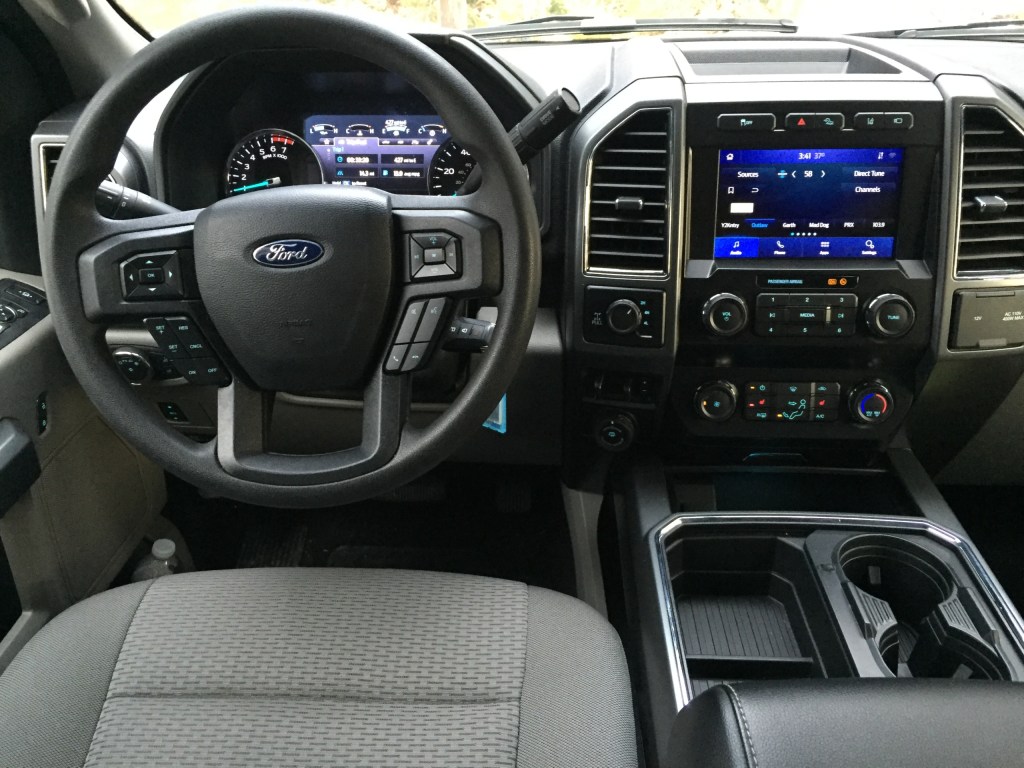Interior of the Ford Super Duty Tremor.