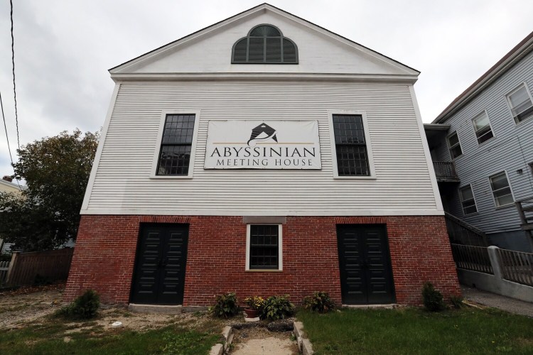 The Abyssinian Meeting House in Portland's East End awaits only President Biden's signature to receive $1.7 million in federal funding toward the restoration of the historic former Black church. 