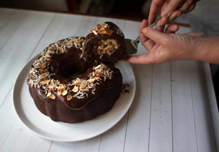 Wondering what to do with the Halloween candy no one wants? This Almond Joy Bundt Cake is sure to bring eaters some joy.