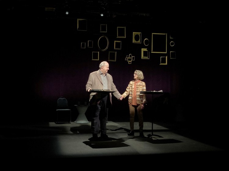 Craig Bockhorn as Tom Hogan and Joyce Cohen as Peg Hogan in the Public Theater's production of Middletown in Lewistown.
