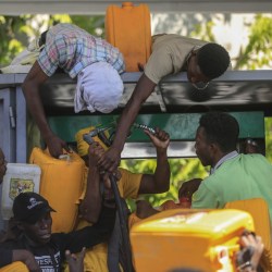 APTOPIX Haiti Fuel Shortage