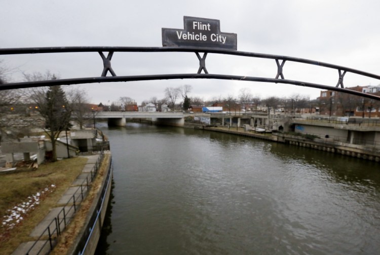 The Flint River in Flint, Mich. 

Carlos Osorio/Associated Press, file