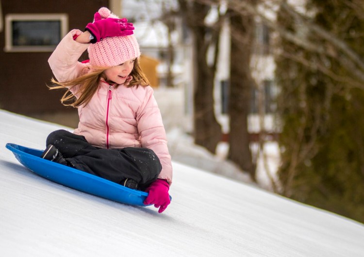 Feel like a kid again, get outside this winter and play. 