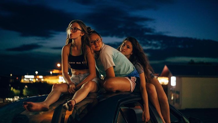 The documentary "Cusp" follows three Texas teens, from left: Autumn, Brittney and Aalloni.