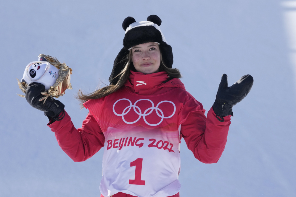 Eileen Gu Wins Freeski Big Air Gold at the Beijing Olympics