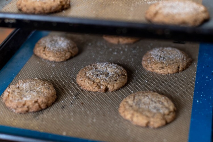 Chewy Maple-Coffee Cookies
