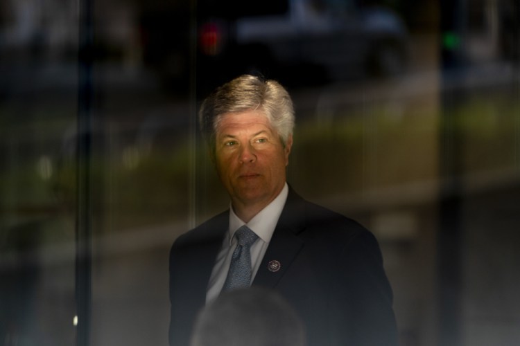 U.S. Rep. Jeff Fortenberry, R-Neb., arrives at the federal courthouse for his trial in Los Angeles, March 16.