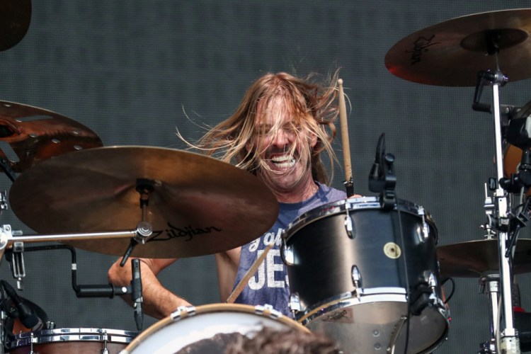 Taylor Hawkins of the Foo Fighters performs in Tennessee in 2019.