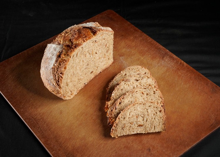 Sourdough beer bread, based on a recipe from King Arthur Baking Company. 