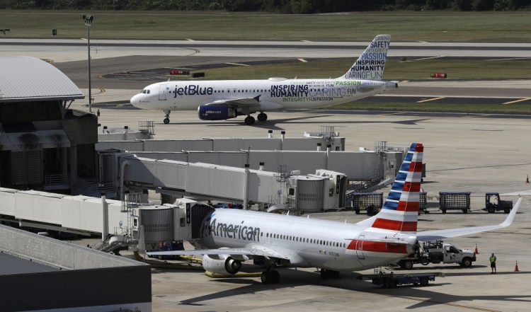 Lawyers for American and JetBlue airlines said the alliance has allowed the pair to add 50 new routes and create a stronger competitor to Delta and United.