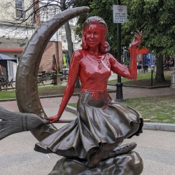 Bewitched Statue Vandalized