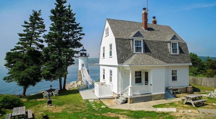 The Isle Au Haut Light Station at Robinson Point is a public-private property.