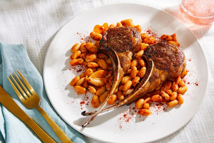 A luscious bourbon glaze makes this lamb chop dish special enough for a holiday feast.