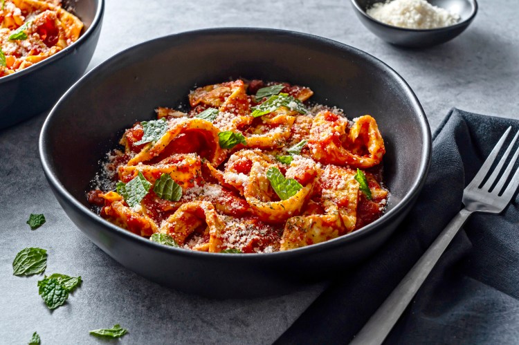 This humble, clever Italian dish stars ribbons of egg in tomato sauce. 