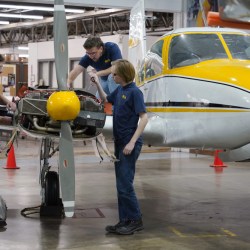 Changing Workforce Plane Mechanics