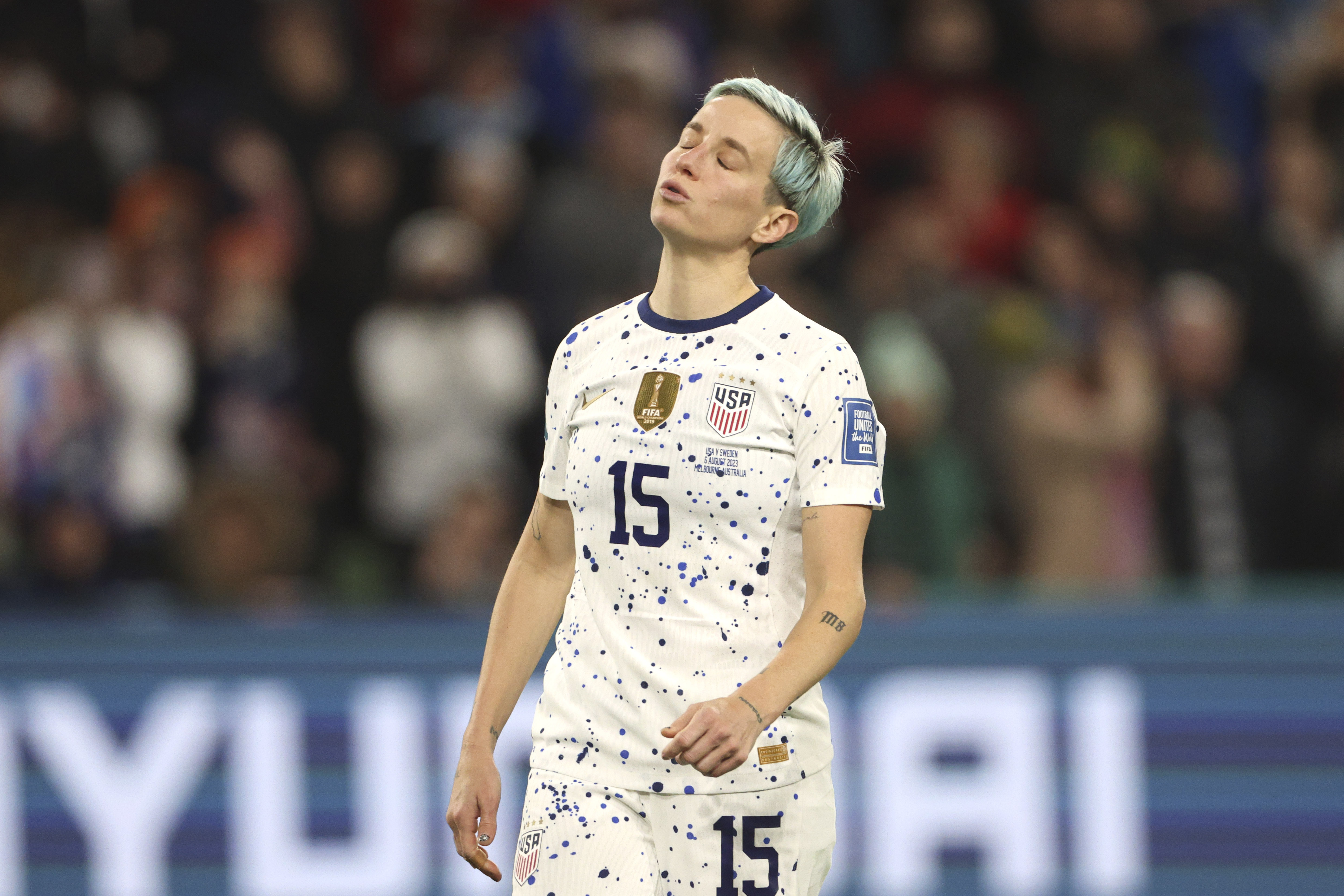Sweden Eliminates the U.S. From Women's World Cup, by a Millimeter