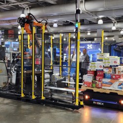 Mujin Debuts QuickBot, a Plug-and-Play Robotic Case Handler to Simplify Warehouse Automation