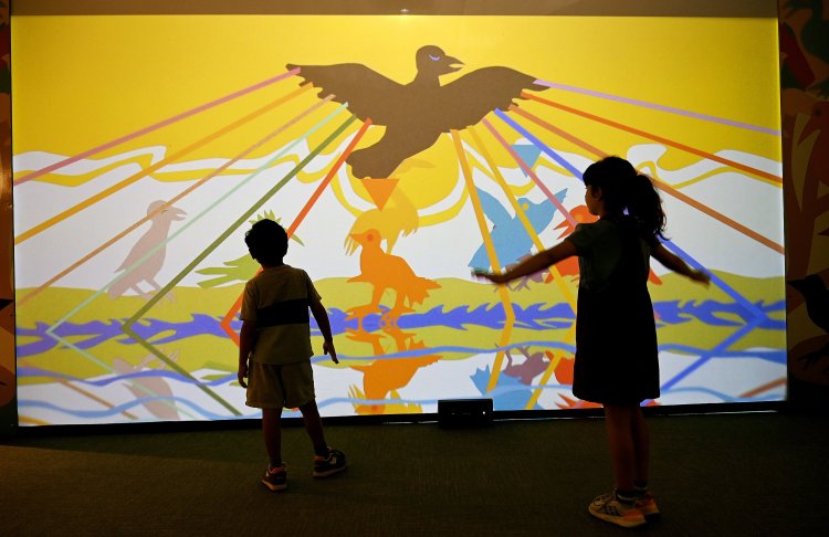 An exhibit inspired by the work of Ashley Bryan at the Children's Museum & Theatre of Maine in Portland is one of the sites for the fourth annual Beautiful Blackbird Children's Book Festival. 