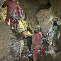 APTOPIX Turkey Cave Rescue